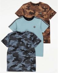 Limited Edition Camouflage T-Shirts 3 Pack