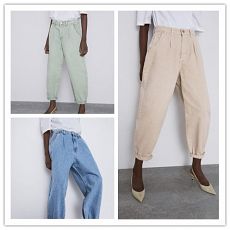 Джинсы-бананы ZARA