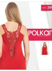 2413 Женская майка Polkan Красный