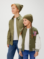 20336400027 Шапка детская Ribsa хаки ACOOLA Kids