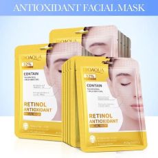 Увлажняющая маска для лица с ретинолом Retinol Antioxidant Арт.: 2552 Увлажняющая маска восстанавливает упругость кожи и укрепляет её, очищает поры, уменьшает пигментацию и обладает омолаживающим эффе