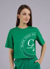 446834 CLEVER Футболка зелёный