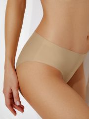 1. БOmD_B Invisible 2213-01SS Slip (термоклеевая обработка края), PA Omsa Трусы Nudo (Бежевый)