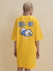 382546 PELICAN Платье Желтый