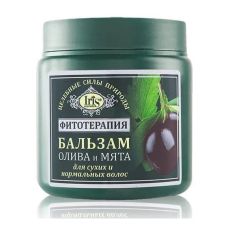 020731 Iris Cosmetik. Бальзам для волос «Олива и мята» для сухих и нормальных волос, 500мл