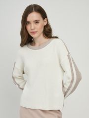 Джемпер женский 7221-40174 молоко/ваниль BE YOU