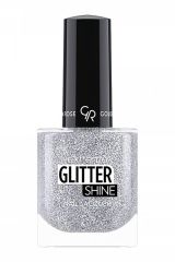 Лак-гель для ногтей GR Extreme Gel Shine Nail Lacquer Glitter - 204 Glitter Серебристый (204)