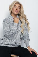 Б11448 Джемпер LADY TAIGA Серый