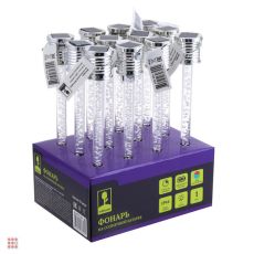 Фонарь на солн.батарее 21.8x3см, 1LED, RGB, 1x 1.2V 40mAh NI-MH, пластик, акрил