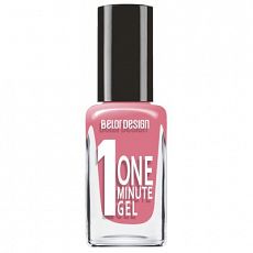 027784 Belor Design One minute gel. Лак для ногтей тон 206