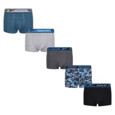 Reebok 5 Pack Boxer Shorts Mens