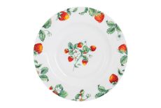Тарелка суповая, 21х3 см, фарфор F, белый, Земляника, Strawberry meadow, 60924