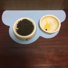 Силиконовый нескользящий коврик для мисок с коромом для животных