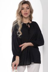 Б8962 Блуза LADY TAIGA Черная