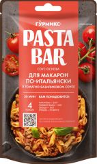 ГУРМИКС Соус основа д/приг.макарон по итальянски в томатно-базиликовом соусе 120г