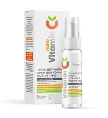 034362  Белита-М NANOVITAMIN C. Трансдермальный крем для кожи вокруг глаз с липосомами, 30 мл