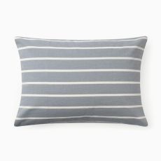ЦЕНА ЗА 3 ШТ! Наволочка Этель Blue stripe 50*70см, 100% жатый хлопок, 140 г/м²