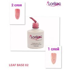 Каучуковая база для гель-лака с поталью Lorilac № 2 10 ml