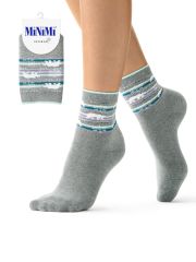 MINI INVERNO 3300-8 (мишка/олень) Minimi Носки Grigio Melange (Серый)
