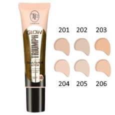 CTW22 GLOW TRIUMPH FOUNDATION, тон 206 бежевый песок (3шт.) МАКИЯЖ ТРИУМФ