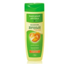 00002548 Iris НАРОДНАЯ АПТЕКА. Шампунь «Яичный» для окрашенных и тонких волос, 400 мл