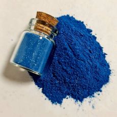 Каменные мини-тени и кохль для глаз из лазурита и хризоколлы 