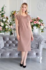 204010 Lika Dress Платье Коричневый