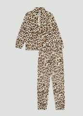 Girls Grey Velour Half Zip Pyjama Set (5-13yrs)