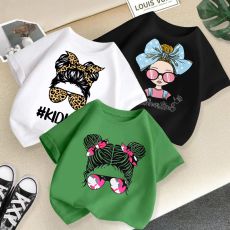 Детские хлопковые футболки с коротким рукавом