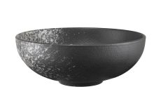Салатник, 15,5х6 см, 500 мл, фарфор P, черный, в белую крапинку, Caviar Galaxy, 63130