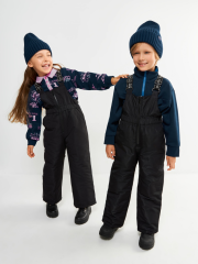 20320600004 Полукомбинезон (утепленный) детский Iakin черный ACOOLA Kids