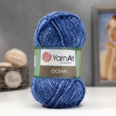 5413369 Пряжа "Ocean" 20% шерсть, 80% акрил 180м/100гр (113 василёк)