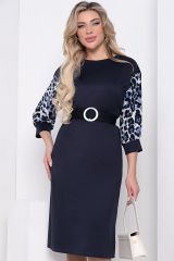 П8559 Платье LADY TAIGA Темно-синее