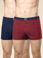 MUBB6353(2) Трусы мужские Темно-синий/бордовый(54/5) Pelican