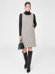 489544 Stilla Платье бледный хаки