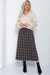 Ю12160 Юбка LADY TAIGA Шоколад