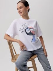 23С-2696ТСП Conte elegant Футболка white-parrot