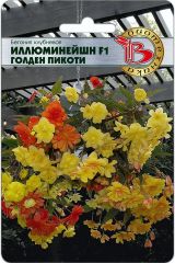 Бегония ампельная Иллюминейшн F1 Голден Пикоти