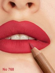 Miss Taisia Карандаш для губ №768 красный Арт.: 9313 Профессиональные контурные карандаши Miss Tais для губ. Прекрасный мягкий грифель с очень насыщенным цветом. Можно использовать как базу под помаду