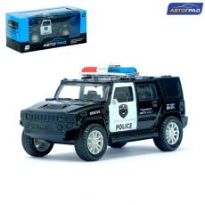 3232593 Машина металлическая «Полицейский джип», масштаб 1:43, инерция