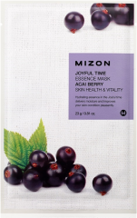 [MIZON] Тканевая маска для лица ЭКСТРАКТ ЯГОД АСАИ Joyful Time Essence Mask Acai Berry, 23 г