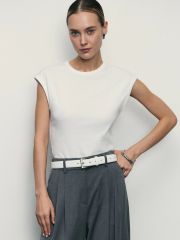 514750 ZARINA Футболка белый