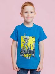 457447 BATIK Футболка Синий