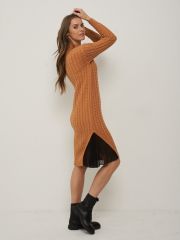 Платье женское 5212-2478 50437/С12 карамель/чёрный VAY