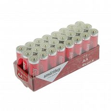 2476886 Батарейка алкалиновая Smartbuy Ultra, AA, LR6-24BOX, 1.5В, набор 24 шт.