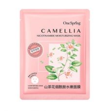 Увлажняющая маска для лица One Spring с экстрактом камелии и никотинамидом, 3 шт