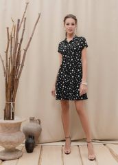 18С-635ТСП Conte elegant Платье black maxi star