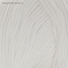 2497555 Пряжа "Jeans" 55% хлопок, 45% акрил 160м/50гр (62 отбелка)