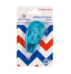 Корректирующая лента Attomex 5 мм * 4 м, прозр. корпус, фронтальный