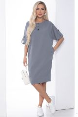 П10101 Платье LADY TAIGA Серый